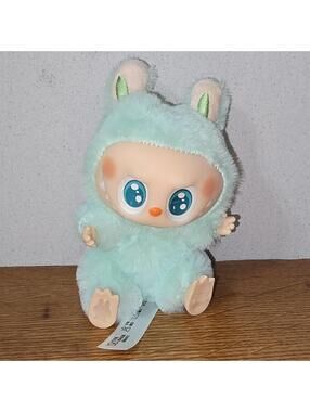 THE MONSTERS Mint Plush QUQU Labubu Keychain